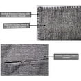 thumbnail image 3 of Stitched Edge Modern Textured Pillow Covers Set of 2 (26 x 26 inch Heather Gray) / Large Soft Farmhouse Cushion Covers / Big Square Pillow Cases / Decorative Euro Shams, 3 of 5