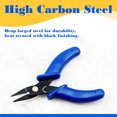 thumbnail image 2 of SPEEDWOX Mini Chain Nose Pliers Needle Nose 4 Inches Flat Smooth Jaw Pliers Miniature Pliers Micro Pocket Plier Small Jewelry Making Bending Wire Work Craft Beading Hobby Tools, 2 of 7