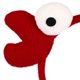 thumbnail image 3 of unbranded Cloth Hair Bands En Rojo Con Adorno De Cangrejo Prop Para Fiesta Y De Disfraz, 3 of 8