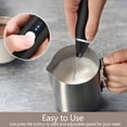 thumbnail image 1 of Espumador de leche, minibatidora eléctrica portátil recargable por USB, batidora, batidora de bebidas para capuchino, café con leche, matcha, chocolate caliente, 1 of 6