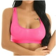 thumbnail image 1 of Women Seamless Underwear Mesh See-Through Bra Stretch Workout Crop Vest, 1 of 6