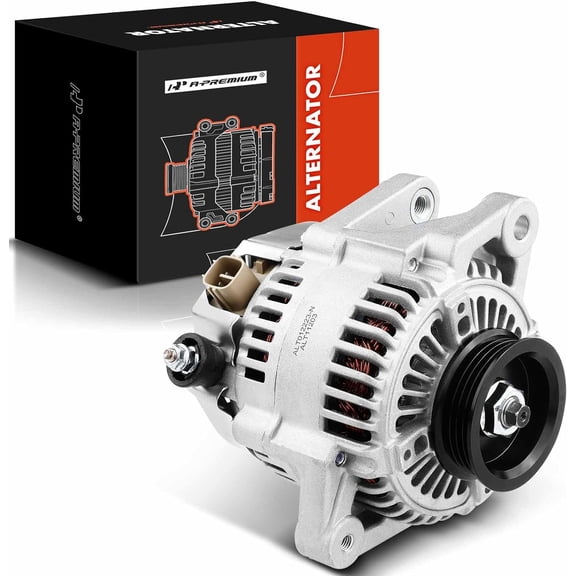 A-Premium Alternator with 12V 80A for Toyota Yaris 2006-2015 L4 1.5L, Replace# 1042108180