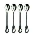 thumbnail image 1 of Gourmet Settings Twist N Shout 4 Piece Minispoon Sets (Handmade Flatware), 1 of 3