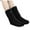 Black, variant on Pitauce Womens Anti Slip Thick Fuzzy Socks Winter Thermal Mid-Calf Slipper Socks Warm Sherpa Fleece House Sleeping Socks for Cold Weather