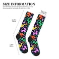 thumbnail image 2 of Lsque Colorful Air Balloons1 Pattern Sport Compression Socks for Men & Women 15-20 mmHg Knee High Nurse Pregnant Running Medical and Travel Athletic, 2 of 6