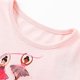thumbnail image 4 of Vestido de manga corta con cuello redondo para primavera y verano, para niñas, de malla, con cuello redondo y manga corta, bonito y dulce, con falda., 4 of 9
