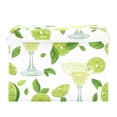 thumbnail image 2 of Foldable Fabric Storage Bin With Handle Collapsible Basket Box Storage With Lid Organizer Margarita Glasses and Lime, 2 of 7