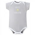 thumbnail image 4 of Hudson Baby Cotton Bodysuits 6pk, Star And Moon, 12-18 Months, 4 of 7
