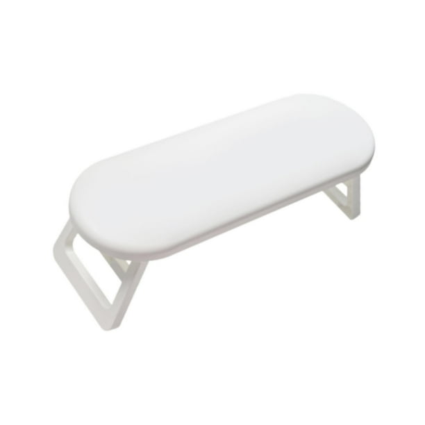 Soporte de uñas ergonómico para manicura blanco