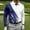 Blue, variant on Royisotas Shirts for Men Golf Long Sleeve Shirt Big and Tall Polo Trendy Mens Tops