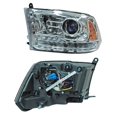 thumbnail image 1 of Faro Principal Pickup 2013 A 2015 Dodge LADO CONDUCTOR Fondo crom C/luz día TYC ., 1 of 4