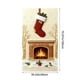 thumbnail image 3 of Cortina de puerta de Navidad - Decoración navideña estilo bordado de 35" x 72" para puerta principal, pared y fiesta, 3 of 6