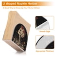thumbnail image 5 of Yayeee Napkin Holder for Table Kitchen Paper Tissue Organization, Skeleton with Flowers Pattern, 5 of 8