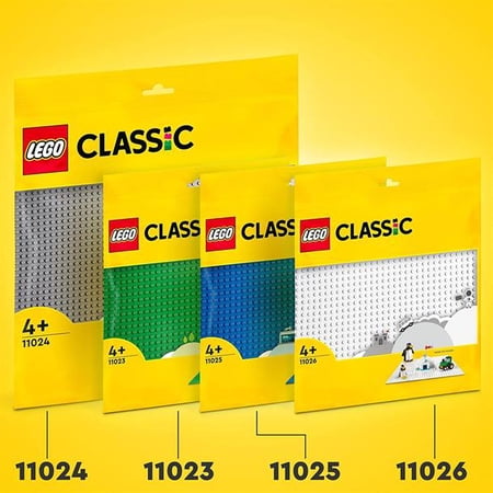 レゴ(LEGO) クラシック 基礎板(ホワイト) おもちゃ 玩具 誕生日 プレゼント ブロック 知育 男の子 女の子 子供 4歳 5歳 6歳 ご