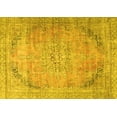 thumbnail image 1 of Ahgly Company Machine Washable Indoor Rectangle Persian Yellow Traditional Area Rugs, 2' x 4', 1 of 4