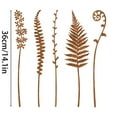 thumbnail image 3 of Decorative Metal Fern Stakes - Handcrafted Garden Art for Outdoor Decor, Rustic Leaf-Shaped Yard Stakes for Flower Beds & Container Gardens, 3 of 8