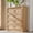 15.5"D x 39.2"W x 46"H (5 Drawers), variant on Hanyu 26" Tall Nightstand with Charging Station, Farmhouse 23.6" Wide Large End Table w/Roman Column, Wood Rustic Side Table w/Metal Handle, 3 Drawers Dresser for Bedroom, Living Room, Light Brown