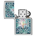 thumbnail image 4 of Zippo 48592 Lotus Flower High Polish Chrome Windproof Lighter, 4 of 6