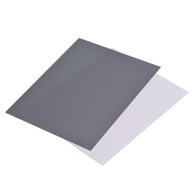 Tarjeta de fotografía Tarjeta de balance de blancos de gran tamaño de 25 * 20 CM Tarjeta blanca + Juego de tarjeta gris Tarjeta de fotografía de exposición al 18% para fotografía digital Fotografía de