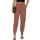 thumbnail image 1 of Pantalones con cordones de cintura alta de Europa y América, pantalones casuales elegantes a juego de color sólido para mujer., 1 of 5