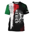 thumbnail image 2 of 2026 Soccer Cup Retro Jersey for Men, Round Neck Short Sleeve Pullover with National Flag & Player Graphic Print for Fan Gathering & Streetwear Green XXXL, 2 of 7