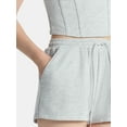 thumbnail image 3 of No Boundaries French Terry Tube Top and Shorts Set, 2-Piece, Women's, 3 of 4