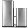 thumbnail image 1 of Universal Knife Block, Modern Rectangular Design 2 In 1 Knife Stand Holds12 8in Blade Knives Universal Knife Block Holder, For Home Kitchen Kitchen Accessories, 1 of 8