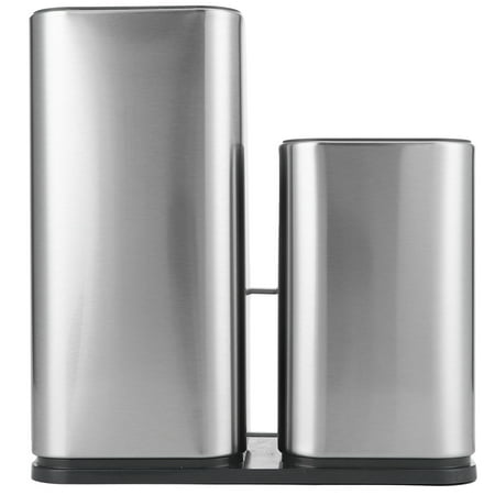 

Zerodis 2 In 1 Knife Stand Kitchenware Storage Holder Stainless Steel Knife Holder Ki HG