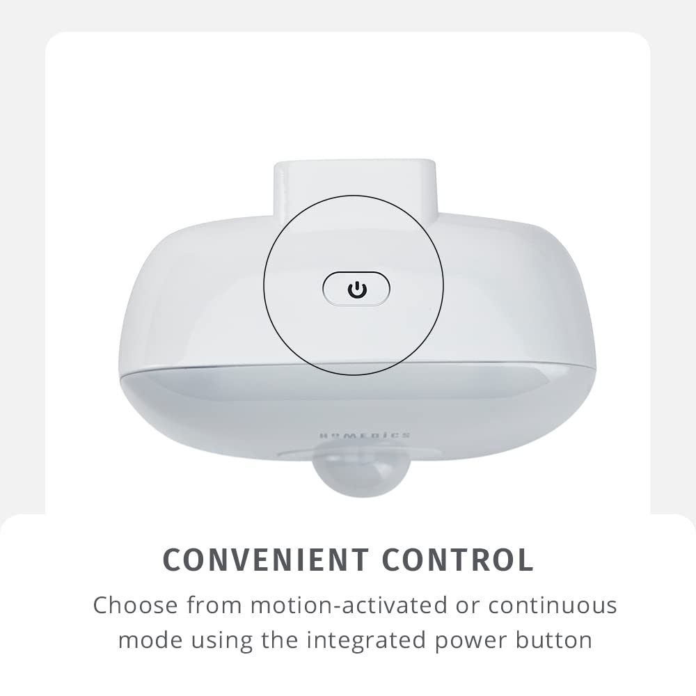 HoMedics Total Clean Plug In Air Purifier White Plastic 4.25"x2.75"x5"