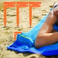 thumbnail image 4 of 4Pcs Outdoor Beach Towel Anchor Stakes Clips, 4 of 8