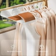 thumbnail image 7 of Short Neck Hanger, Non Slip Clothes Hanger, Thickened Plastic Hanger, Space Saving Design + Durable Material, Home Organization, For Wardrobe Storage, Maximize Closet Space, Hanging Rack FAJHHA, 7 of 7