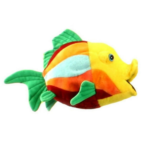 Set of 4 Lifelike Handcrafted Extra Soft Plush Colorful Fish Stuffed