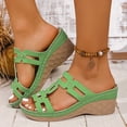 thumbnail image 2 of DAFEI Sandales d'Été pour Femmes Chaussures d'Été pour Dames Pantoufles Compensées pour Femmes Sandales Bohèmes Chaussures de Mode Sandales Habillées pour Femmes, 2 of 7
