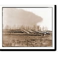 thumbnail image 2 of Historic Framed Print, Rappahannock Station Va. General view of 50th New York Engineers winter encampment, 17-7/8" x 21-7/8", 2 of 9