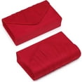 thumbnail image 5 of mirlewaiy Women's Evening Bag Pleated Envelope Clutch Handbag Wedding Party Bridal Purse-velvet Red, 5 of 7