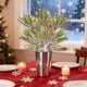 thumbnail image 4 of Rama de Pino Artificial con Frutos Rojos y Piñas | Ramo Decorativo Navideño de 50 Cm | Agujas de Pino Artificiales Realistas para Mesas Festivas, Repisas, Arreglos Florales y Más. Reutilizable., 4 of 6