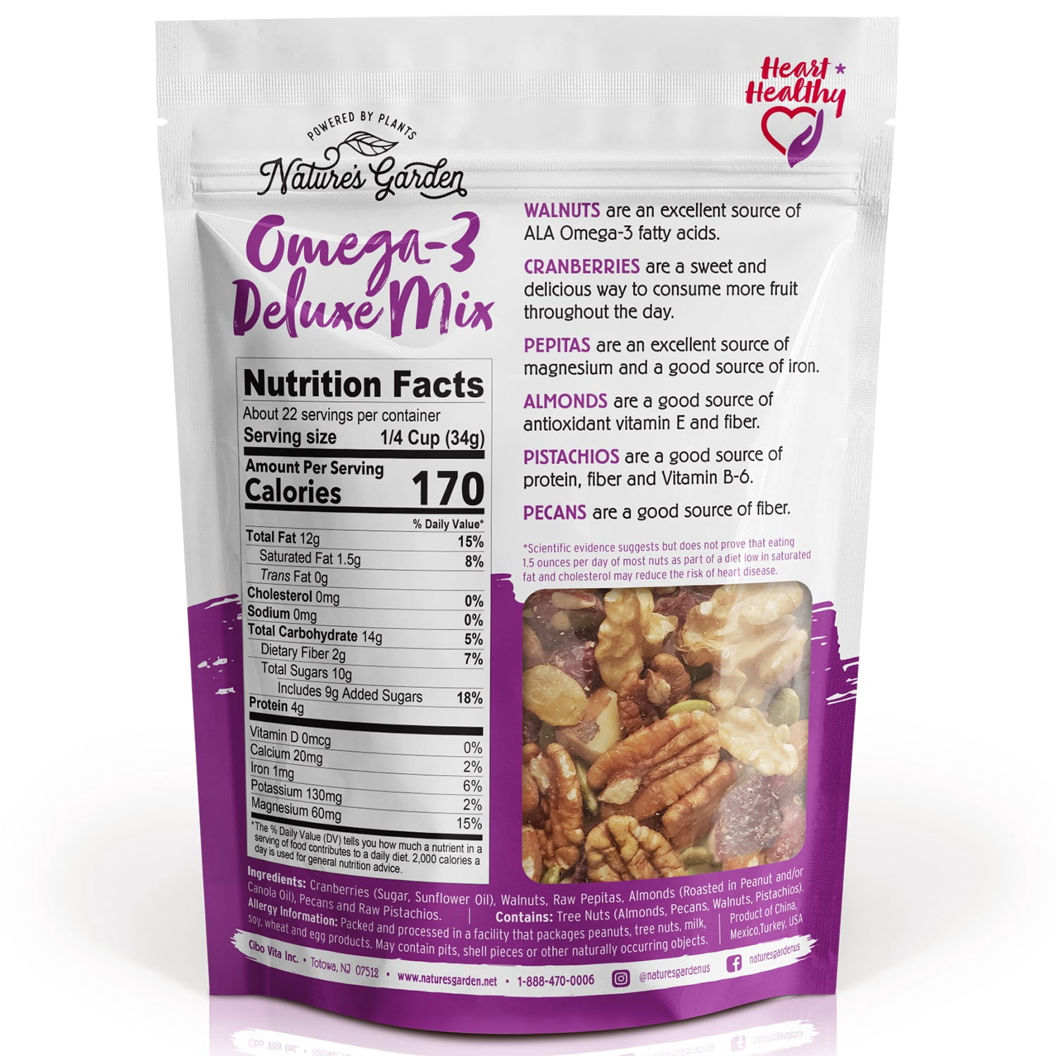 Nature's Garden Omega-3 Deluxe Mix