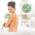 thumbnail image 6 of 1 Pcs Shower Loofah, Bath Sponge,Long Handled Back Scrubber,Shower Brush for Women & Men Body,Casewin Exfoliating Scrubber Brush for Spa Washing, Green, 6 of 6