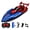 Red, variant on Tigozz Remote Control Boat for Kids, 2.4GHz Dual-Motor Speed Boat with Rechargeable Battery, Spider-Style Pool and Lake Toy, Ages 6+