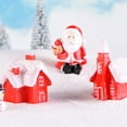 thumbnail image 3 of Gymnture christmas 4Pcs Mini Christmas Village Houses - Random Style, 3 of 10