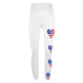 thumbnail image 4 of Nrmvnmi Patriotic High Waist Leggings for Women Fourth of July American Flag Patterned Compression Tights Women USA Flag Mothers Day Gifts For Her, 4 of 5