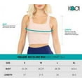 thumbnail image 4 of Kadi Women's Square Neckline Bra, Pearl Pink, Large, 4 of 5