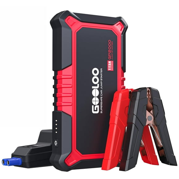 Jump Starter GOOLOO GP2000 12 V 2000 A para coche (8.0 L de gasolina)