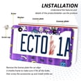 thumbnail image 3 of Aluminum License Plate Frame 2 Pack Car Exterior Accessory Car Tag Holder for Front Rear Plates Cars Decor Halloween-themed Cartoon Style, 3 of 6