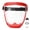 Red, variant on Kilougeis Face Shield for Weed Whacking, High quality face mask, Anti-fog Protective Full Face Mask,Full Face Shield for Grinding and Cutting,Plastic Face Mask for grinding and cutting Clearance