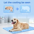 thumbnail image 3 of Aship Dog Cooling Mat, 36'' x 27'' Self-Cooling Mat for Dog, Arc-Chill Cooling Fiber & Color Changing Pet Pad for Hot Summer, Washable Non-Toxic & Foldable, 3 of 10