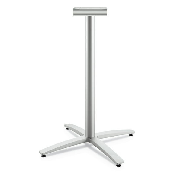 HON HBTTX42S.PR8 Between Standing Height 26.18 in. x 41.12 in. X-Base for 30 in. - 36 in. Table Tops - Silver