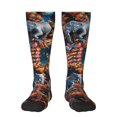 thumbnail image 1 of Fotbe Whimsical Animal Spiral Calcetas Divertidas Estampadas para Hombre y Mujer, Calcetas de Algodón hasta la Rodilla para Caminar, Correr, Enfermería y Embarazo, 1 of 6
