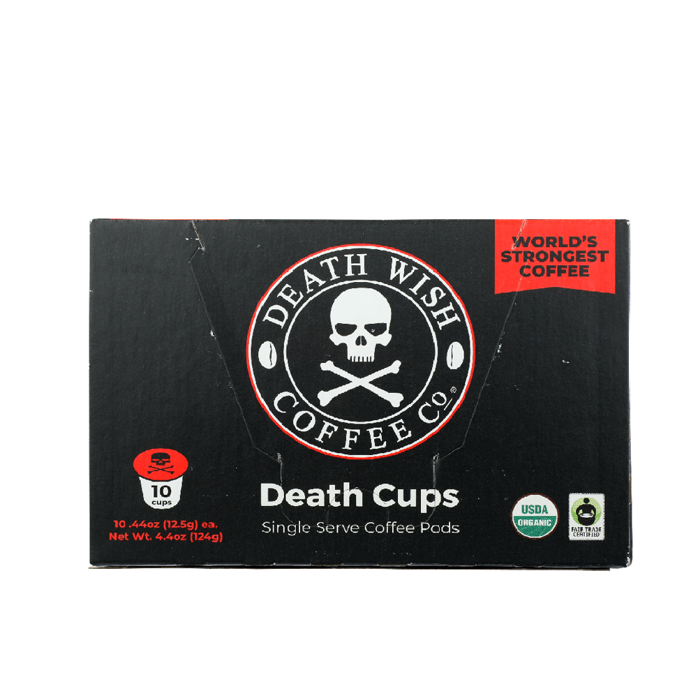 Death Wish Coffee Single Serve Death Cups, 10 cups [Pack of 6