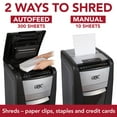 thumbnail image 3 of GBC AutoFeed+ Office Shredder, 300X, Super Cross-Cut, 300 Sheets, 3 of 5